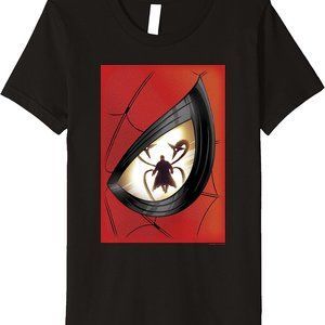MARVEL Girls Black T-Shirt XS 3-4 Doctor Octopus Reflection No Way Home Tee NEW